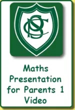 Maths presentation for parents 1 - video